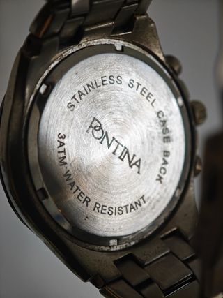 Reloj Pontina Cronógrafo Acero Inox