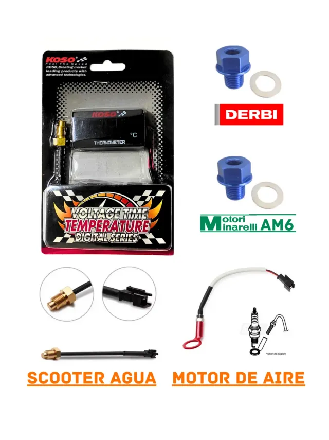 MARCADOR DE TEMPERATURA CON ADAPTADOR PARA YAMAHA
