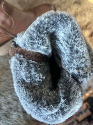 Botín piel T40 con pelo un solo uso