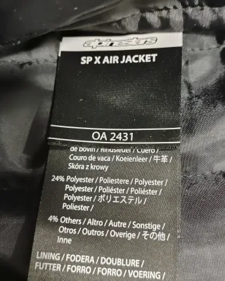 Chaqueta moto Alpinestars SP X Air Talla 58