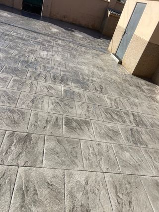 Hormigón impreso para exteriores