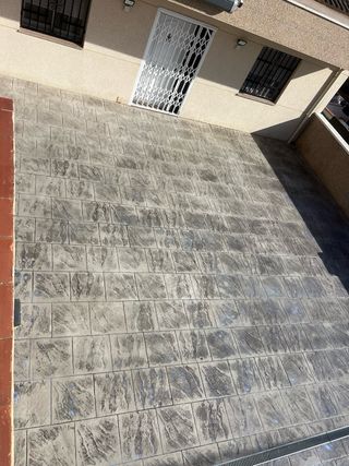 Hormigón impreso para exteriores