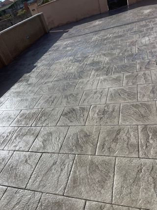 Hormigón impreso para exteriores