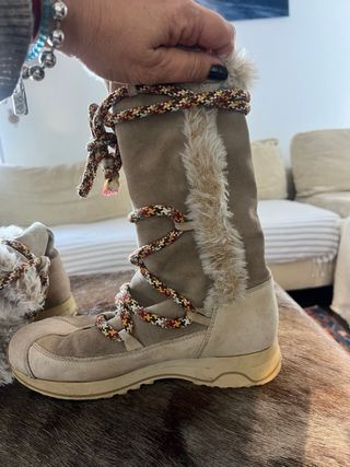 Botas de Nieve Tecnica Talla 40 Beige