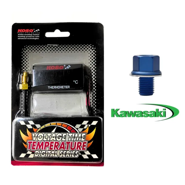 MARCADOR DE TEMPERATURA Y ADAPTADOR PARA KAWASAKI
