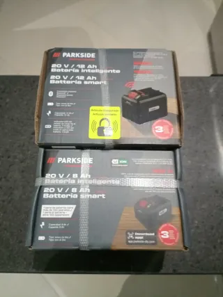 Parkside Batteria 20V 12Ah + batteria 8ah Smart