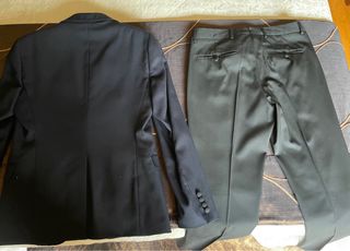 Traje Zara Azul Marino y Negro Hombre