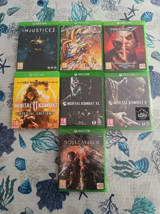 Pack 7 Juegos Xbox One Lucha