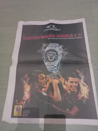 Gazzetta dello Sport Milan 7 Champions