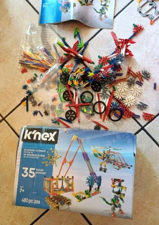 K'nex lotto Thrill Rides e altro come da foto