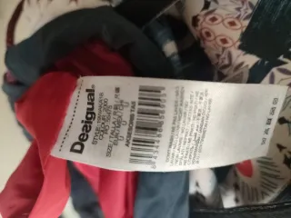 Mochila Desigual Roja Estampada