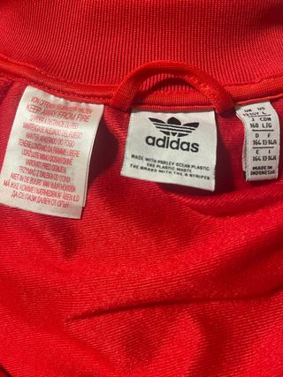 Chaqueta Adidas Roja Talla L
