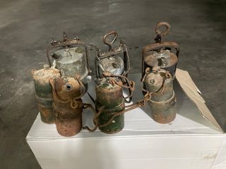 Lampade minatore antiche