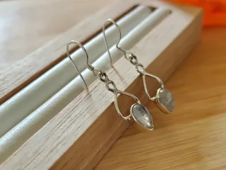 Pendientes Plata y Piedra Luna