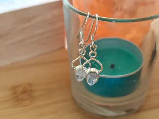 Pendientes Plata y Piedra Luna