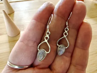 Pendientes Plata y Piedra Luna