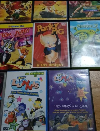 Lote Películas DVD Dibujos Animados Disney