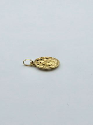 Colgante de Oro 18K, Medalla Escapulario, 2,67gr