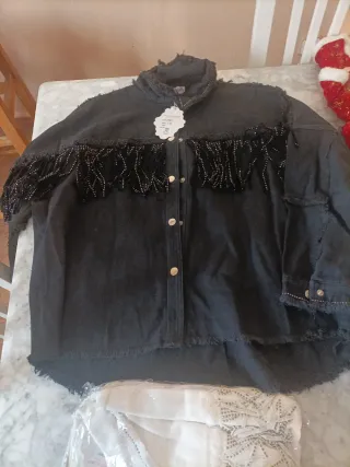 Chaqueta Lily Rose Madrid Talla S Flecos