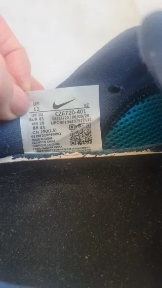 Zapatillas Nike Running Azul/Turquesa