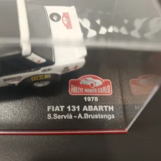 Maqueta Fiat 131 Abarth Rally Monte Carlo 1978