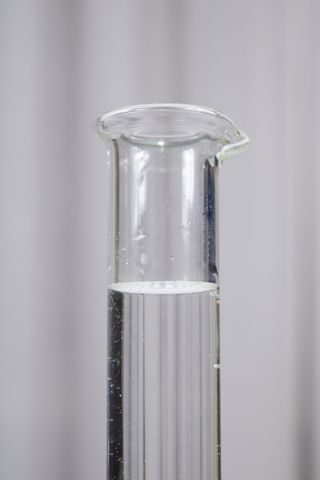 Ampolla vetro borosilicato laboratorio anni 60