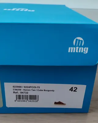 Zapatillas Mustang Marrones Talla 42 Nuevas