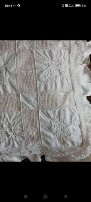 Cuscino decorativo in pizzo