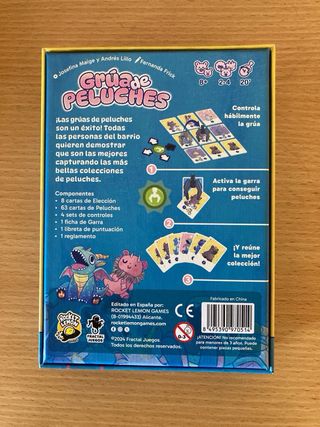 Juego de mesa Grúa de Peluches