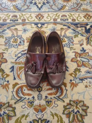 Mocasines Castellanos Burdeos Talla 42