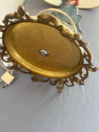 Lampada Scultura Capodimonte Donna