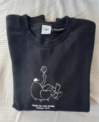 Jersey/Sudadera Zara Spalding Negro