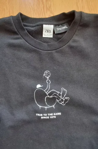 Jersey/Sudadera Zara Spalding Negro