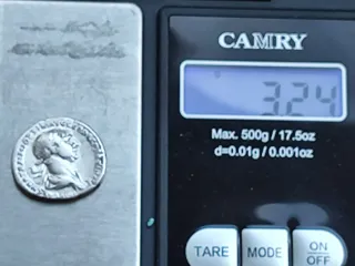 Escaso Denario Trajano Imperio Romano 98-117 d.C.