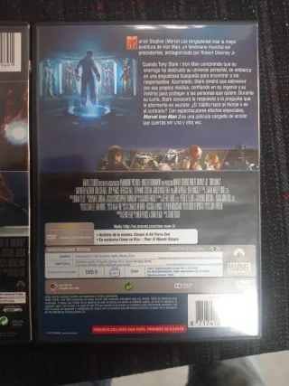 Ironman 2 y 3 DVD