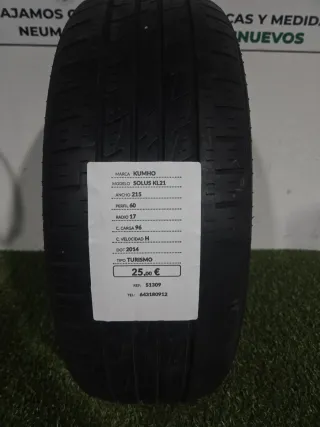 215 60 17 96H KUMHO SOLUS KL21