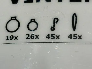 Palline di Natale Oro - Set da 45