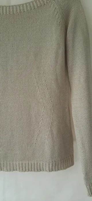 Jersey de punto beige