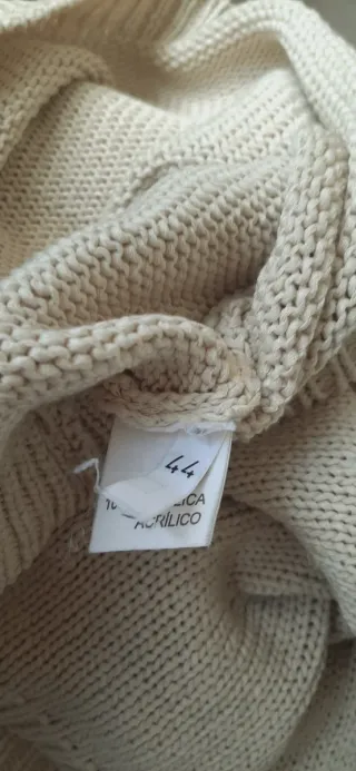 Jersey de punto beige