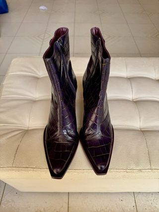 Stivaletti texani Fiorina viola