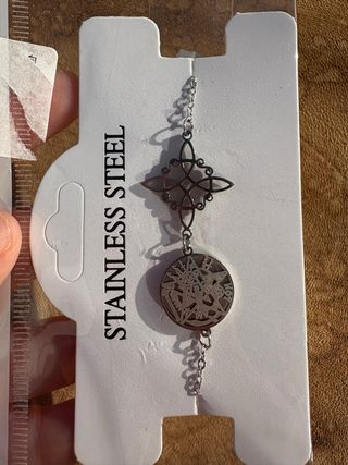 Pulsera Acero Nudo Brujas Tetragramaton