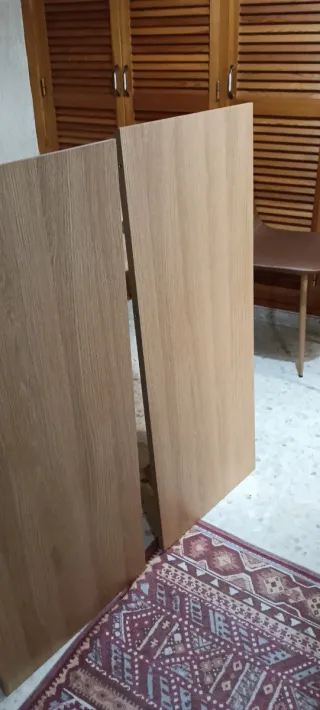 Mesa comedor extensible madera