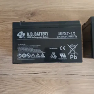 2 Batterie Ricaricabili B.B. BPX7-12