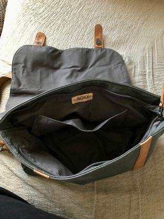 Bolso Roxy Gris y Marrón