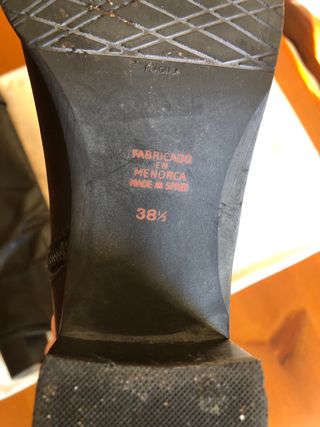 Botas Altas de Piel para Mujer Talla 38.5