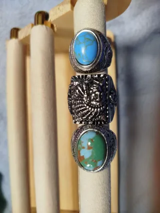 Conjunto 5 Anillos Acero Inoxidable