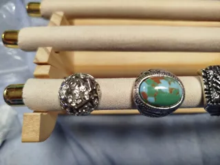 Conjunto 5 Anillos Acero Inoxidable