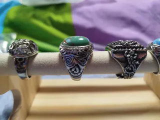 Conjunto 5 Anillos Acero Inoxidable