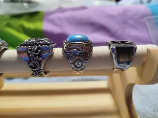 Conjunto 5 Anillos Acero Inoxidable