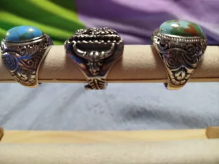 Conjunto 5 Anillos Acero Inoxidable
